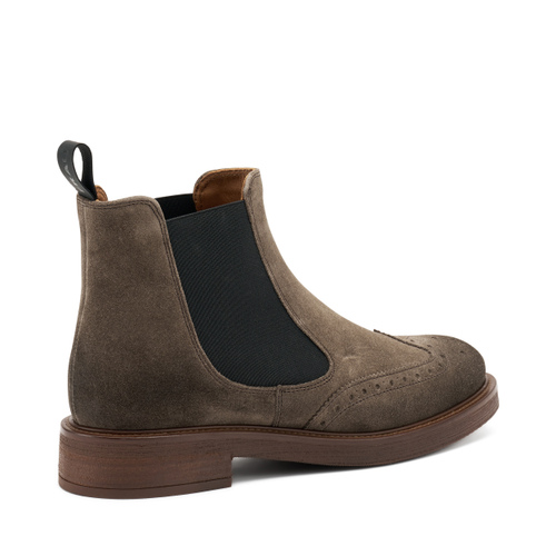 Suede Chelsea boots with shaded finish - Frau Shoes | Official Online Shop