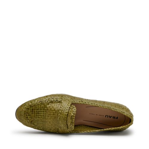 Mocassino con traversina in pelle intrecciata - Frau Shoes | Official Online Shop
