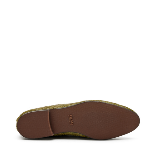 Mocassino con traversina in pelle intrecciata - Frau Shoes | Official Online Shop
