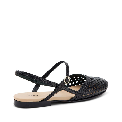 Woven leather slingback sandals - Frau Shoes | Official Online Shop