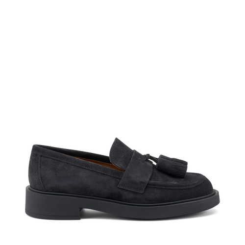 Suede loafers with tassel details - Frau Shoes | Official Online Shop