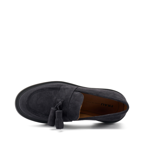 Suede loafers with tassel details - Frau Shoes | Official Online Shop