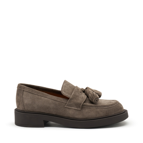 Suede loafers with tassel details - Frau Shoes | Official Online Shop