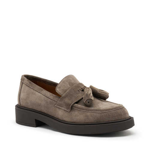 Suede loafers with tassel details - Frau Shoes | Official Online Shop