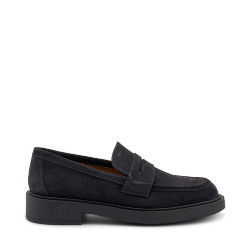 Colour-block loafers with saddle detailing - Frau Shoes | Official Online Shop