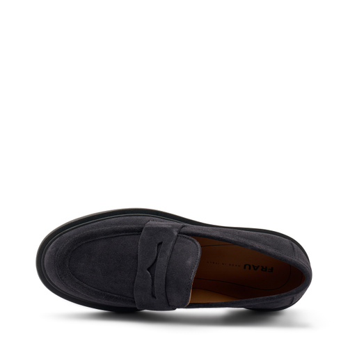 Colour-block loafers with saddle detailing - Frau Shoes | Official Online Shop