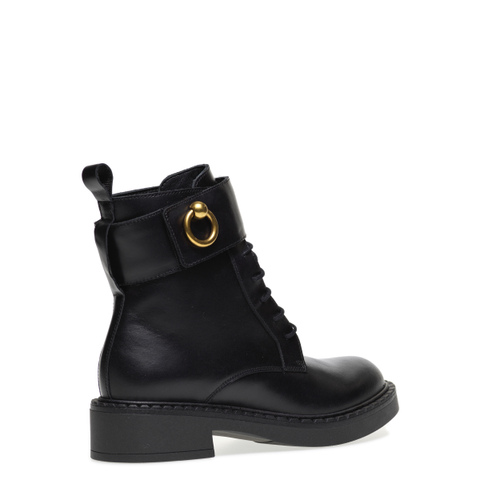 Combat boots with piercing detail and chunky sole - Frau Shoes | Official Online Shop