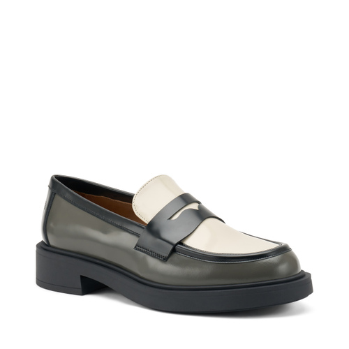 Tricolour brushed leather loafers - Frau Shoes | Official Online Shop