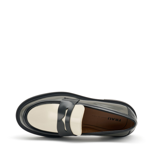 Tricolour brushed leather loafers - Frau Shoes | Official Online Shop