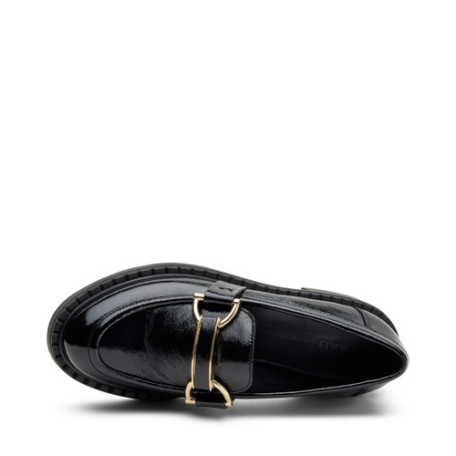 Patent leather loafers with bold sole - Frau Shoes | Official Online Shop