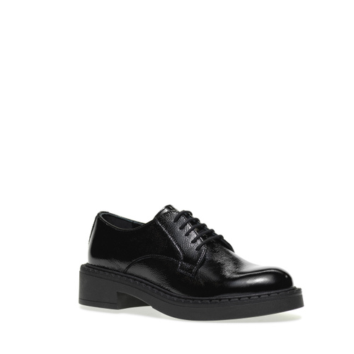 Patent leather lace-up shoes with chunky sole - Frau Shoes | Official Online Shop