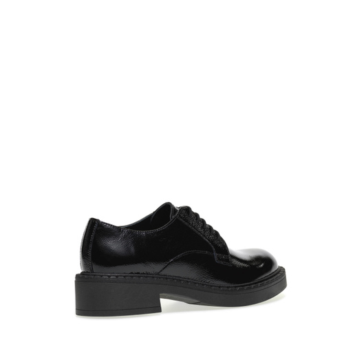 Patent leather lace-up shoes with chunky sole - Frau Shoes | Official Online Shop