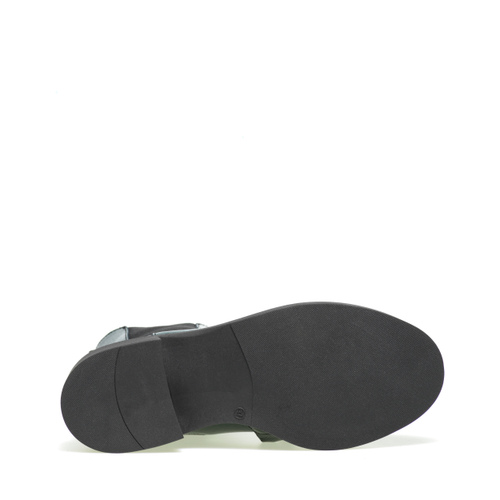 High patent leather Chelsea boots with tonal chain - Frau Shoes | Official Online Shop