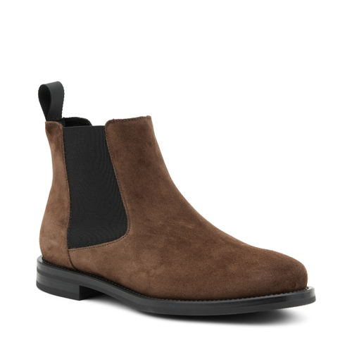 Leather Chelsea boots with shaded finish - Frau Shoes | Official Online Shop