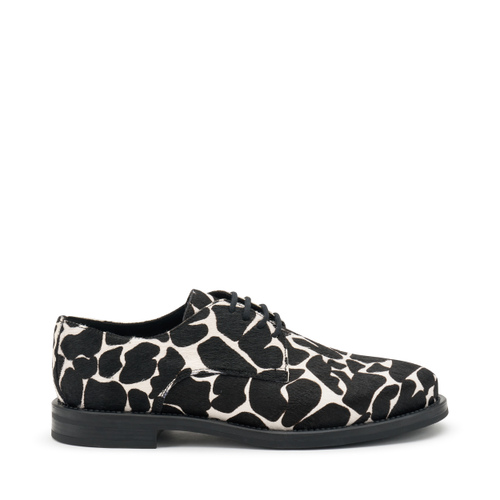 Animal print lace up shoes Col. Animalier Frau