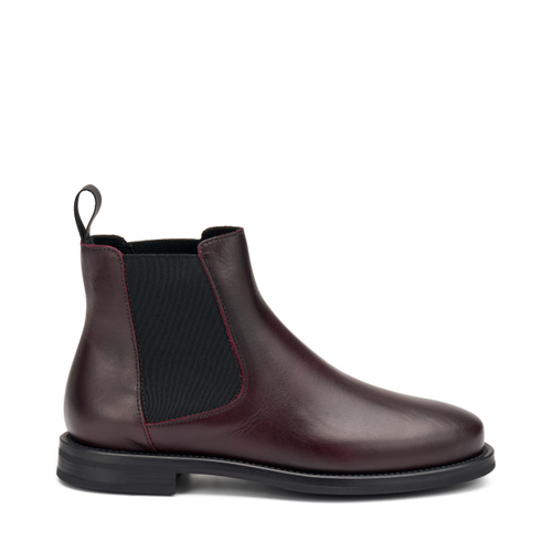 Leather Chelsea boots with shaded finish - Frau Shoes | Official Online Shop