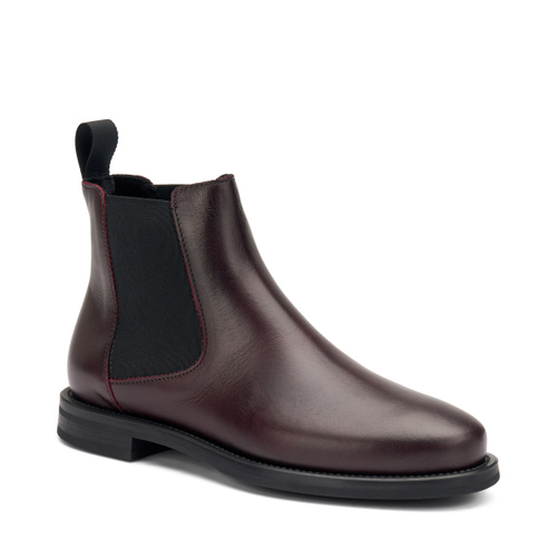Leather Chelsea boots with shaded finish - Frau Shoes | Official Online Shop