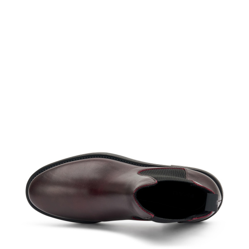 Leather Chelsea boots with shaded finish - Frau Shoes | Official Online Shop