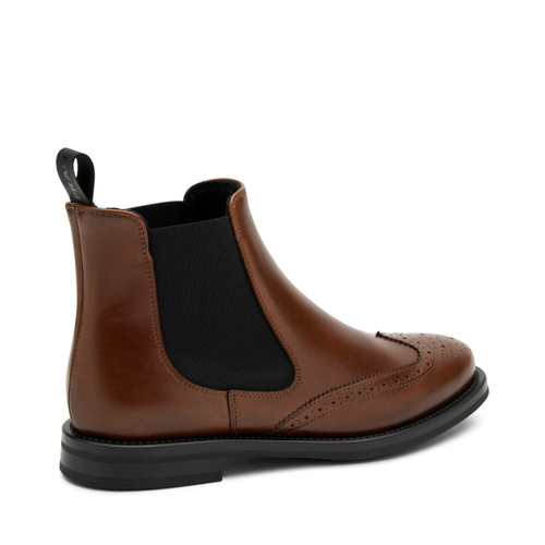 Brogue Chelsea boots with shaded finish - Frau Shoes | Official Online Shop