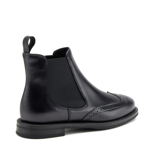 Shaded-finish Chelsea boots with wing-tip design - Frau Shoes | Official Online Shop