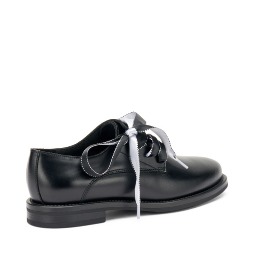 Leather lace-ups with satin laces - Frau Shoes | Official Online Shop