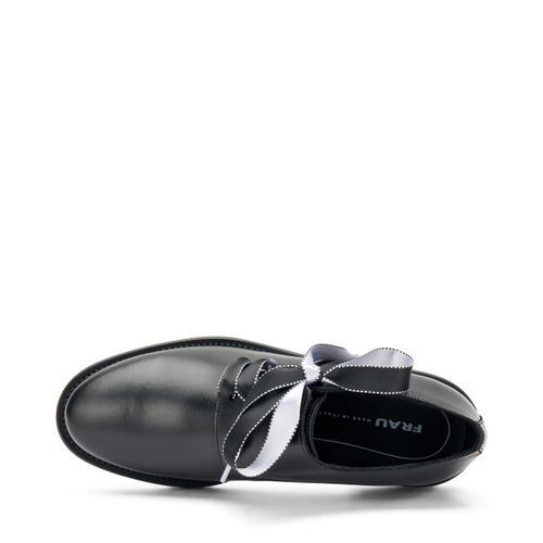 Leather lace-ups with satin laces - Frau Shoes | Official Online Shop