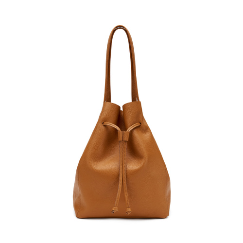 Weiche Bucket Bag aus Leder - Frau Shoes | Official Online Shop