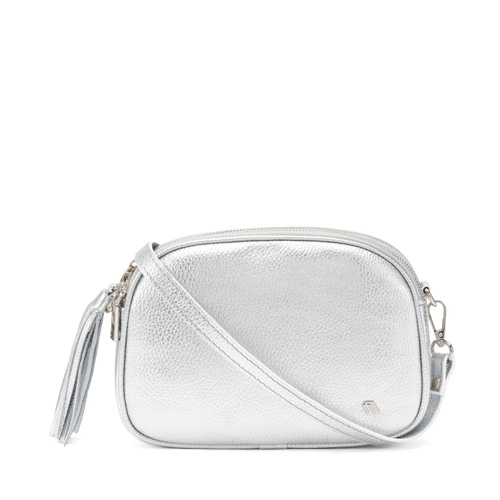 Mittelgroße Tasche aus laminiertem Leder mit Kette - Frau Shoes | Official Online Shop