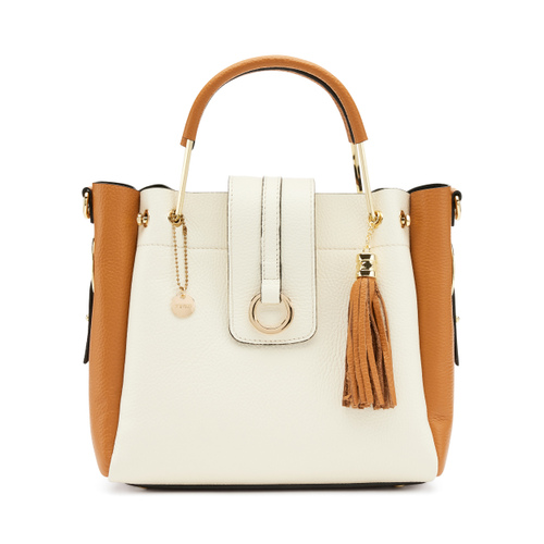 Two-tone leather handbag - Frau Shoes | Official Online Shop