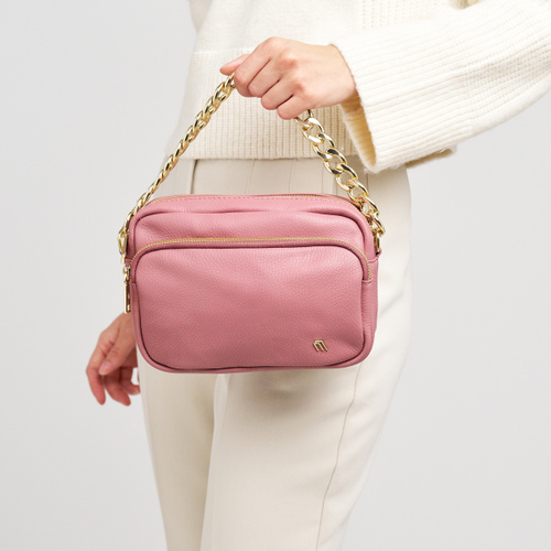 Lederhandtasche mit zwei Fächern - Frau Shoes | Official Online Shop