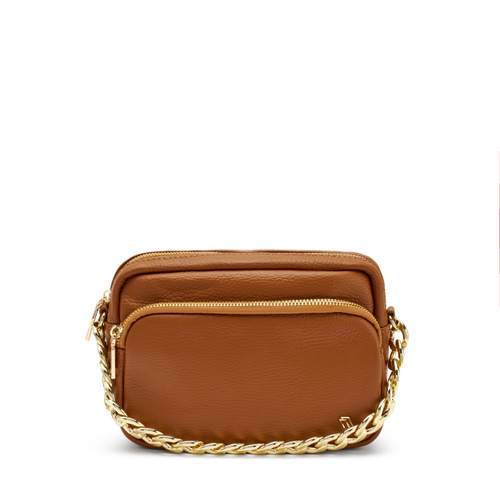 Lederhandtasche mit zwei Fächern - Frau Shoes | Official Online Shop