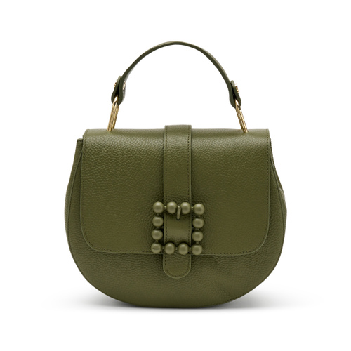 Rigid leather bag with accessory - Frau Shoes | Official Online Shop