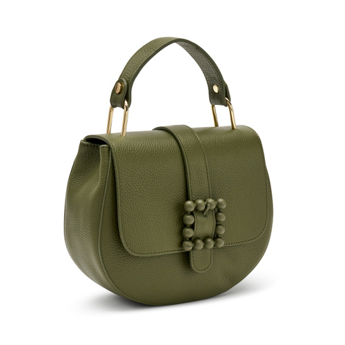 Rigid leather bag with accessory - Frau Shoes | Official Online Shop