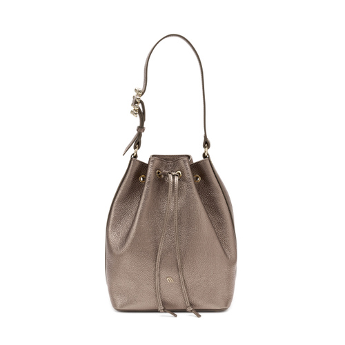 Bucket Bag aus laminiertem Leder - Frau Shoes | Official Online Shop