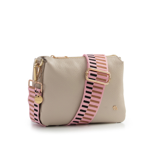 Kleine Tasche aus Leder mit mehrfarbigem Schulterriemen - Frau Shoes | Official Online Shop