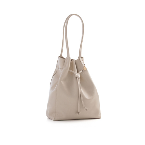 Dekonstruierte Bucket Bag aus Leder - Frau Shoes | Official Online Shop