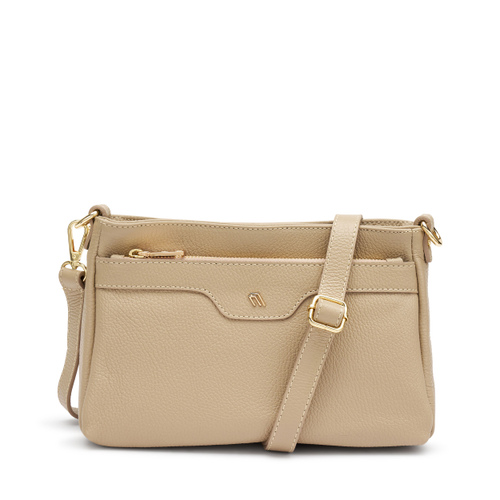 Multi-task leather bag with animal-print strap - Frau Shoes | Official Online Shop