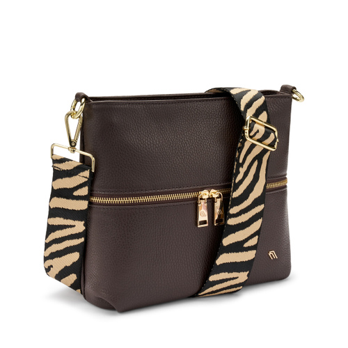 Borsa in pelle con tracolla animalier - Frau Shoes | Official Online Shop