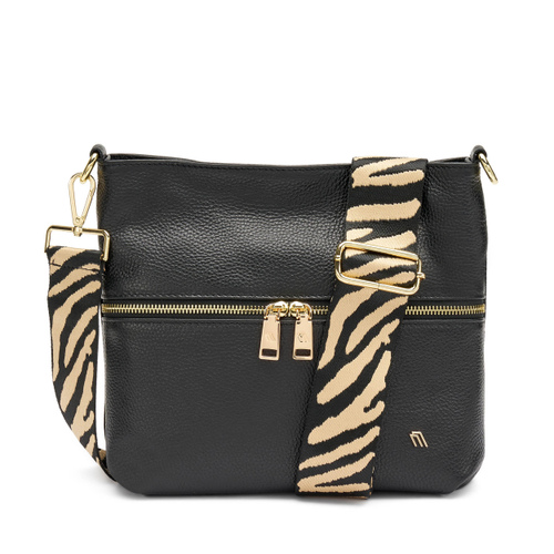 Leather bag with animal-print strap - Frau Shoes | Official Online Shop