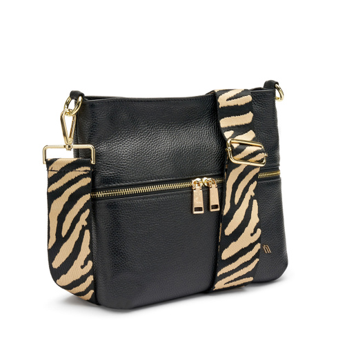 Leather bag with animal-print strap - Frau Shoes | Official Online Shop