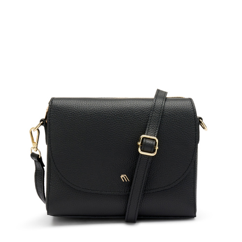 Leather flap bag with animal-print strap - Frau Shoes | Official Online Shop