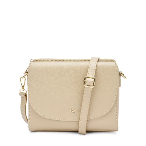 Leather flap bag with animal-print strap - Frau Shoes | Official Online Shop