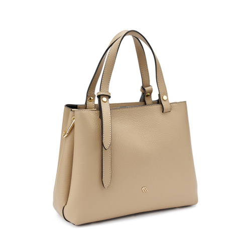 Medium tumbled leather handbag. - Frau Shoes | Official Online Shop