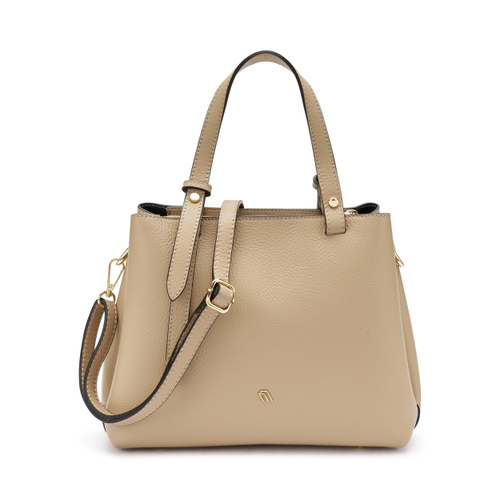 Medium tumbled leather handbag. - Frau Shoes | Official Online Shop