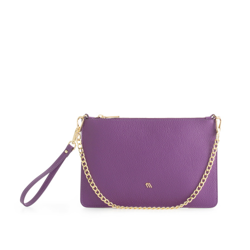 Leather clutch with chain - Frau Shoes | Official Online Shop