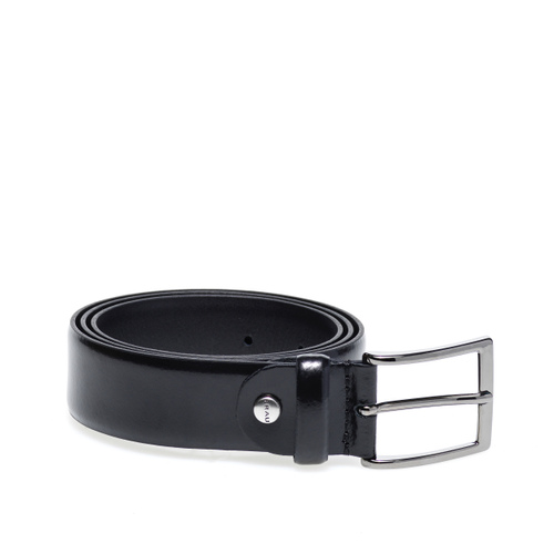 Leather belt with semi-glossy finish - Frau Shoes | Official Online Shop