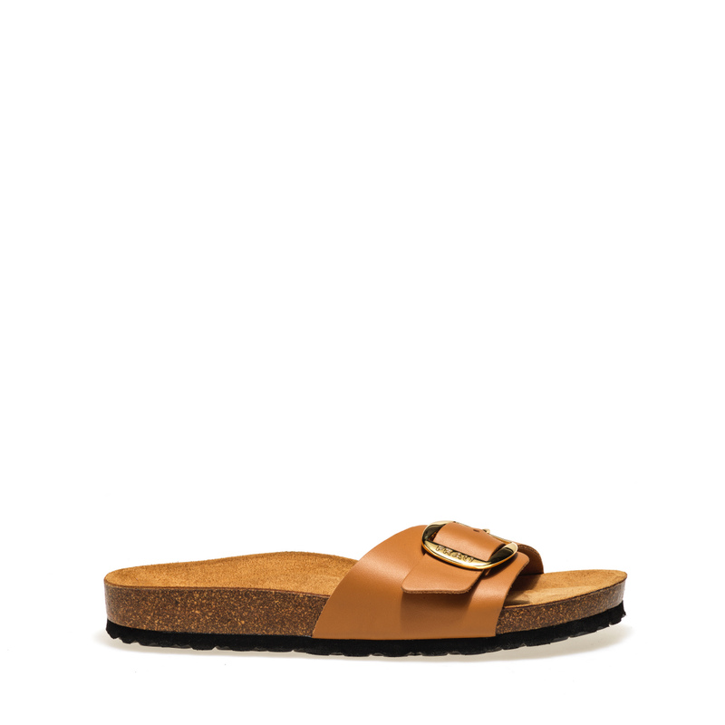 Sandalette mit Riemen aus Leder | Frau Shoes | Official Online Shop