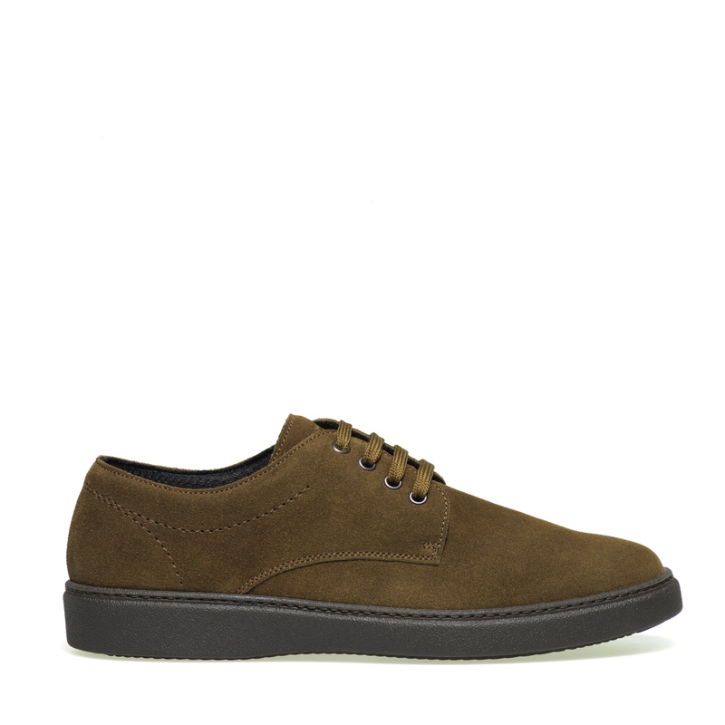Derby casual in pelle scamosciata - Allacciate | Frau Shoes | Official Online Shop