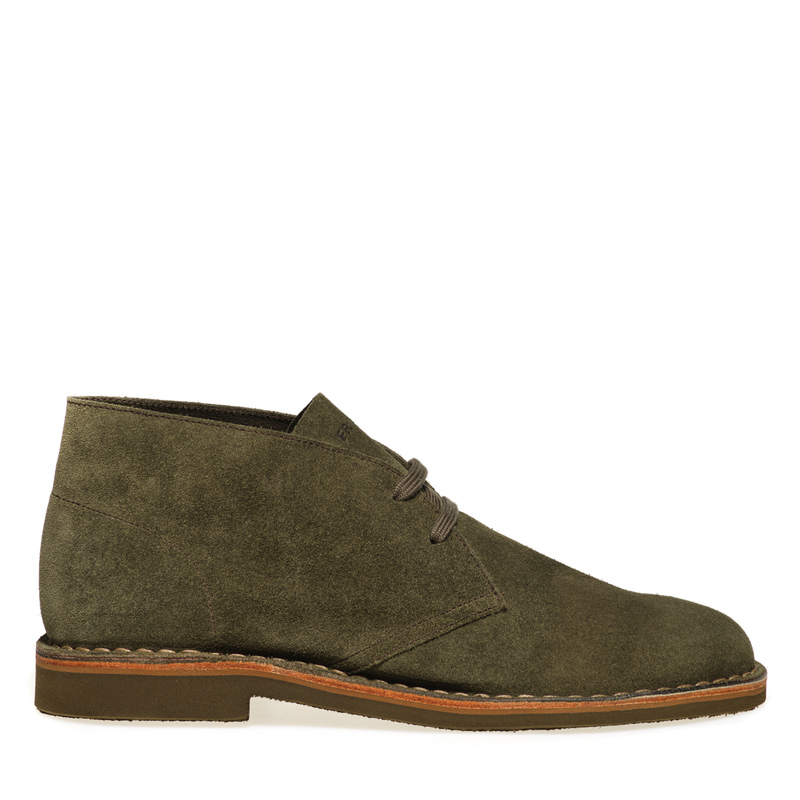 Colour-block suede desert boots - Ankle Boots | Frau Shoes | Official Online Shop