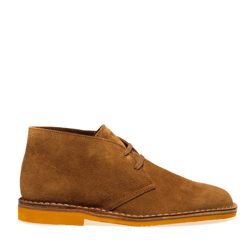 Colour-block suede desert boots - Color Block | Frau Shoes | Official Online Shop
